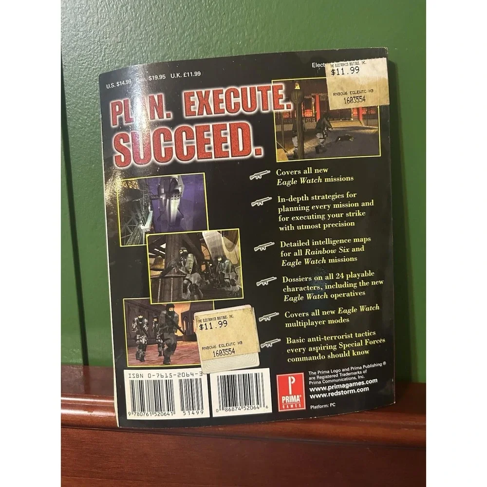 Tom Clancy's Rainbow Six Gold Edition Strategy Guide Prima